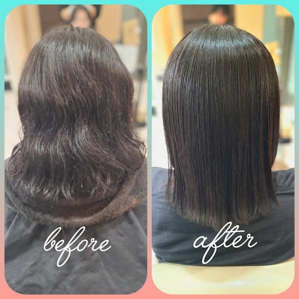 美髪ストレート