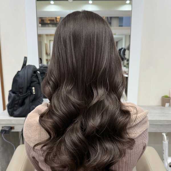 韓国風パーマ/コテ巻き/デジタルパーマ/レイヤー