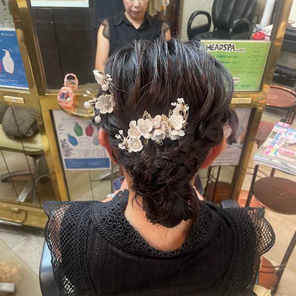 洋装アップ|美容室アンジー 三田本店