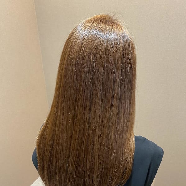 癖+パーマを艶やかな髪に