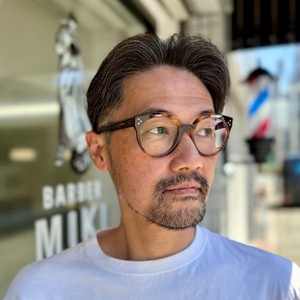 大人ツーブロック
