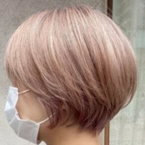 #バイオレットヘアカラー