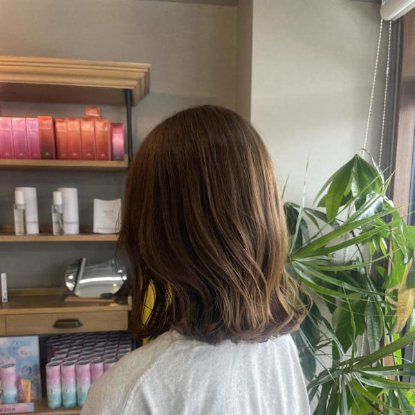大人可愛い/オリーブグレージュ/オリーブカラー|latte hair lily