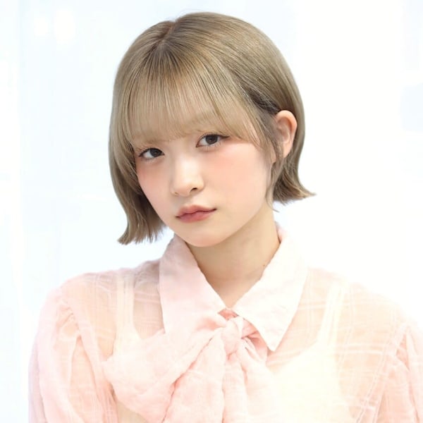 【20代30代40代】☆ミニボブ/くすみベージュ☆|hair+resort lagoon