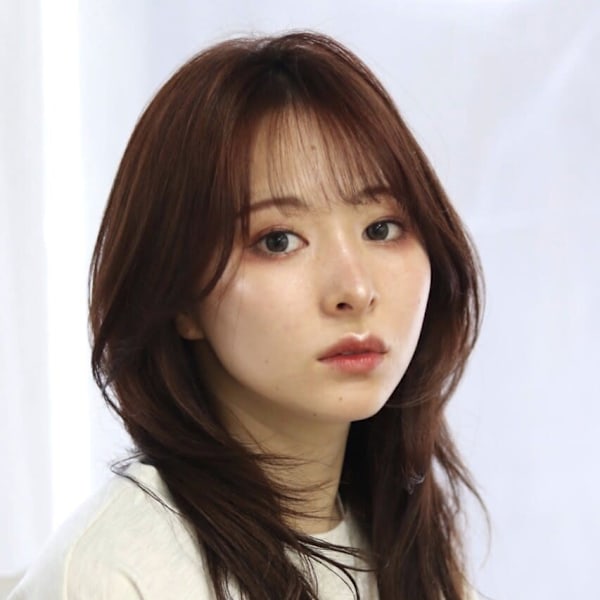 レイヤー/シースルーバング/ロングレイヤー20代30代40代|hair+resort bouquet