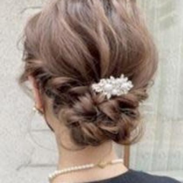 #シニヨン #お呼ばれヘア