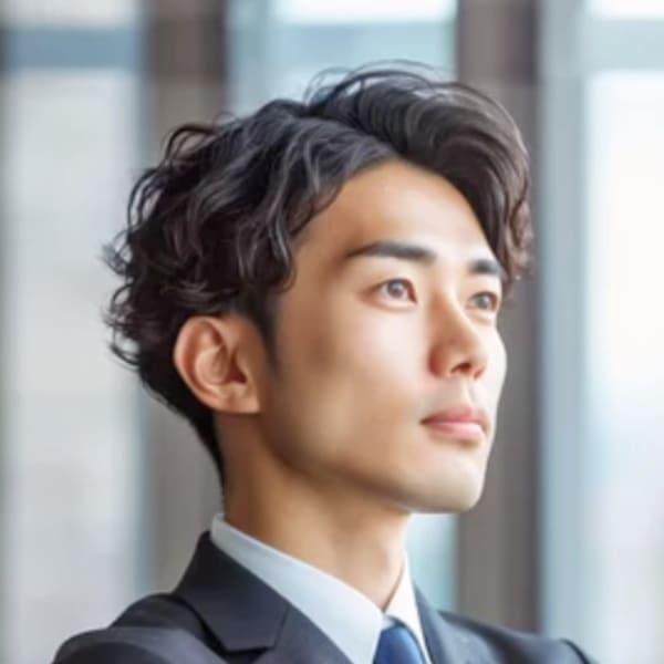 ナチュラルスパイラルヘア|絹cut