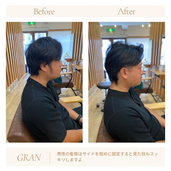 お客様髪質改善データ1915(メンズカット)