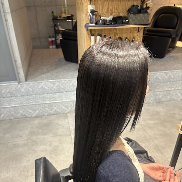 透明感ダークグレージュカラー※オレンジ消し