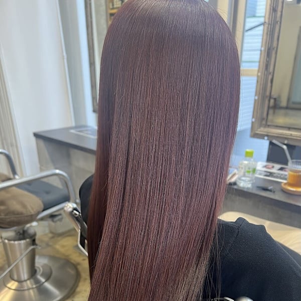 ピンクショコラカラー♪色気あふれる艶髪ヘアー|actor【アクター】