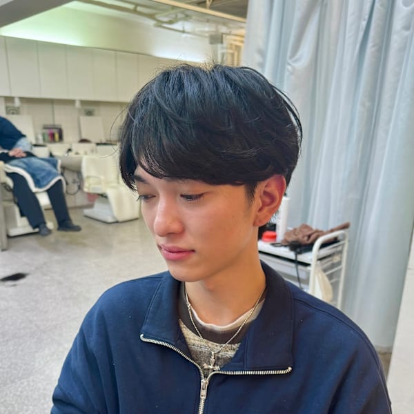 ラウンドマッシュ/シースルーマッシュ/韓国マッシュ|Hair ALES 原宿