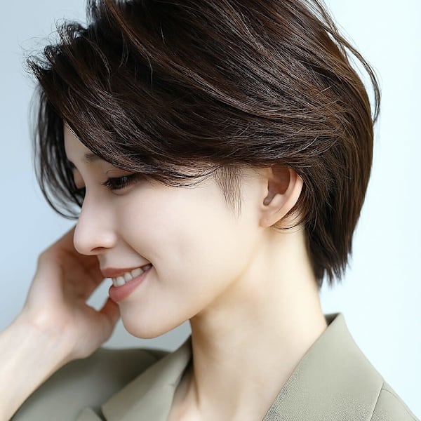 　耳掛けオトナショート　＃30代＃40代＃50代|ONE.STOP.LABO