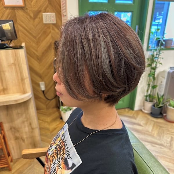 立体感が際立つ【クールショートボブ】