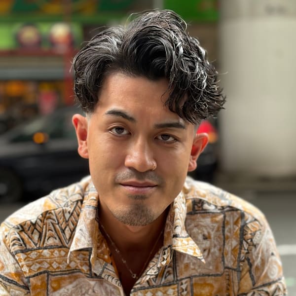 サーフカール×テーパーフェード