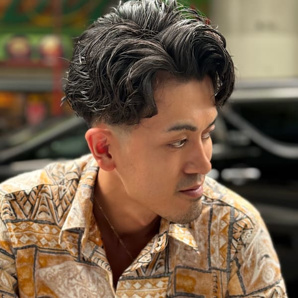 サーフカール×テーパーフェード