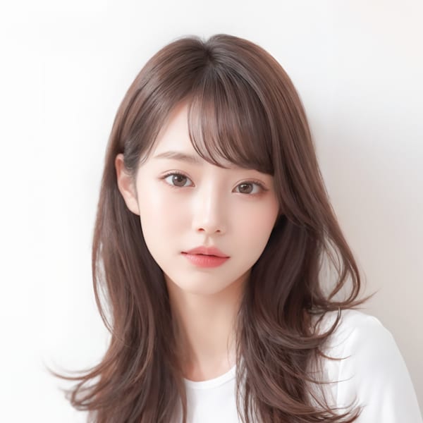 艶髪♪外ハネ×小顔ミディアムレイヤー|SOURCE 塚口