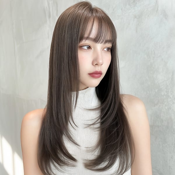 ちょっぴり垢抜けオリーブベージュ|【全席半個室サロン】Natural 札幌店