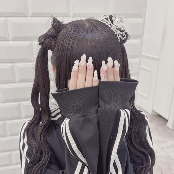 おひめさまティアラ×立体リボンツイン*まゆ