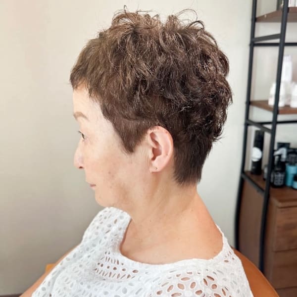 ベリーショートパーマ