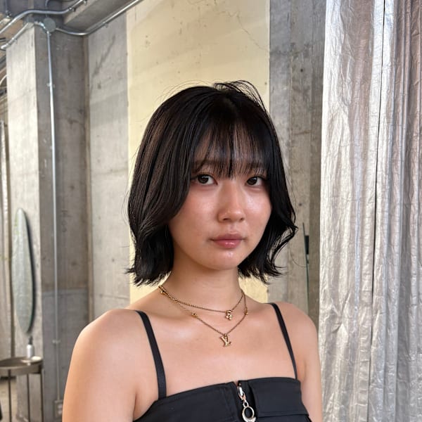 ステップボーンカットボブ/ボブレイヤー/くびれヘア