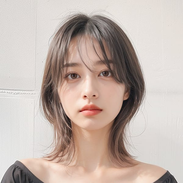 0代30代40代　美髪くびれ透明感こなれミディ＃37