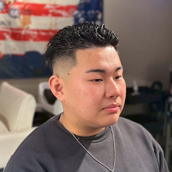 アイロンパーマ