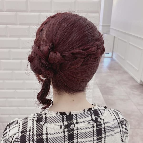 ブリーチなしワインレッド×あみかちゅくらげ*まゆ