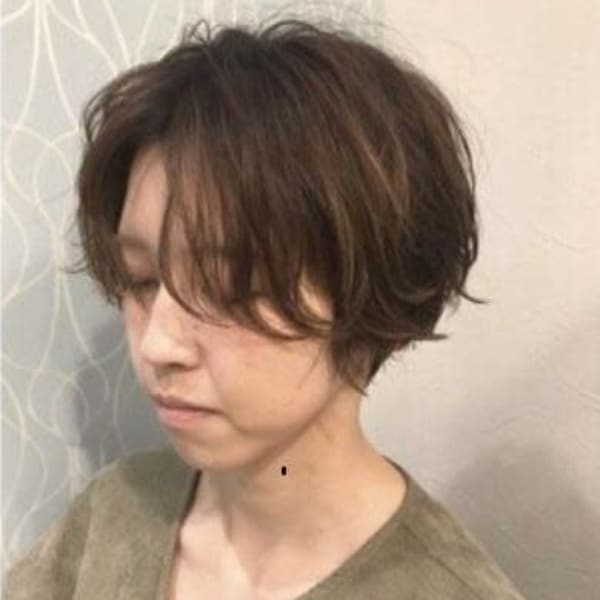 #ショートボブ　#ラフウェーブ|Chocolat Abeno