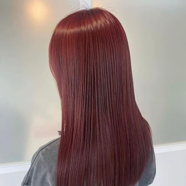 − cherry red −|サキュウ hair by velica