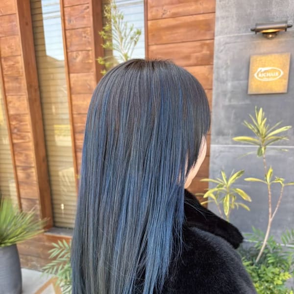 ブルー×ブラック