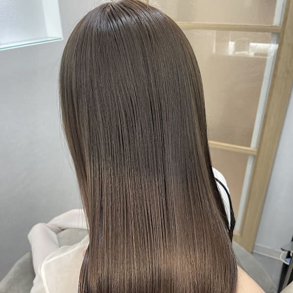 髪質改善アッシュベージュ[髪質改善][縮毛矯正]