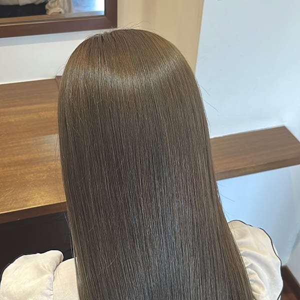 髪質改善ストレート×イルミナカラー|Haute Couture Rencontrer 西京極店
