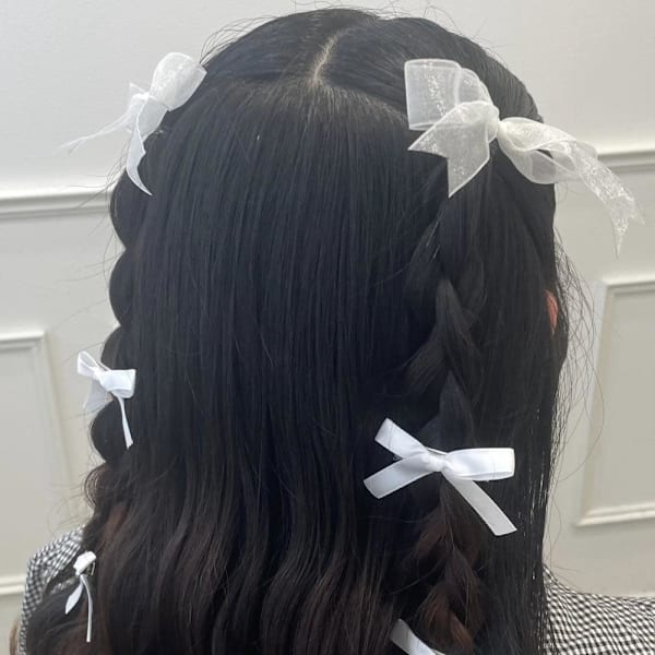 後ろ姿盛れ!ハーフツイン編みたらし♪_ユウ