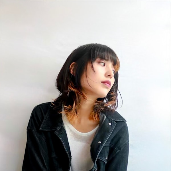 レイヤーカット デザインカラー