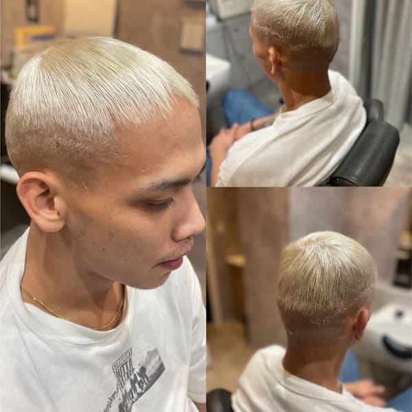 クロップ×金髪