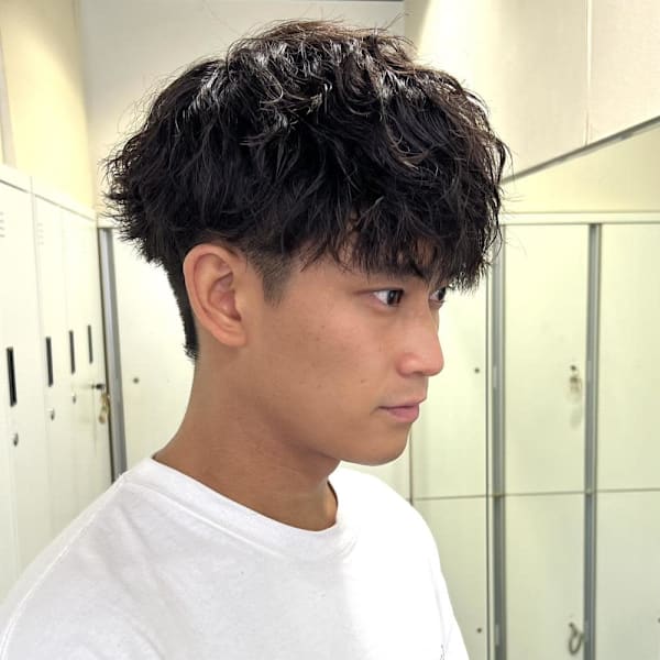 【平山明樹】縦落ちスパイラルパーマ