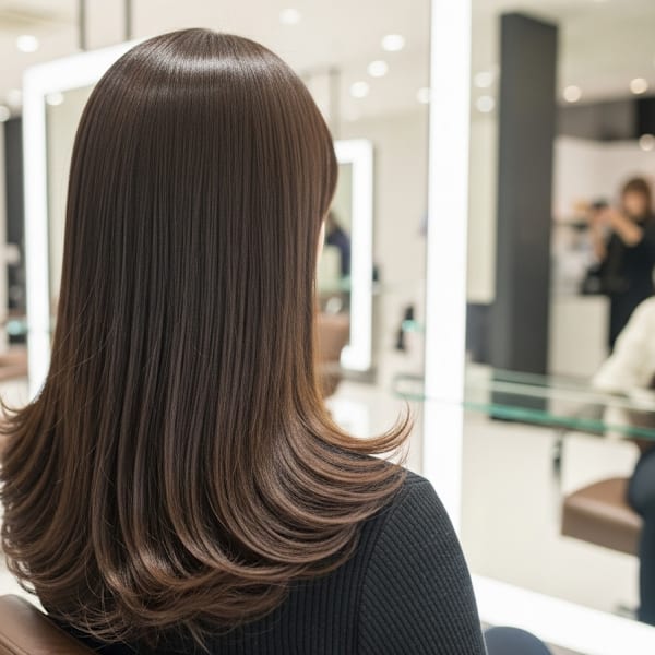 首元スッキリショートボブ