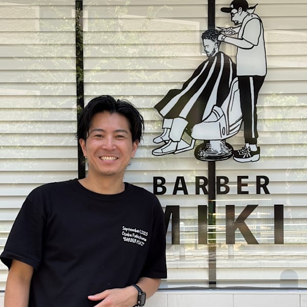 BARBER MIKI  塚本【バーバー ミキ ツカモト】のスタッフ紹介。BARBERYUSUKE