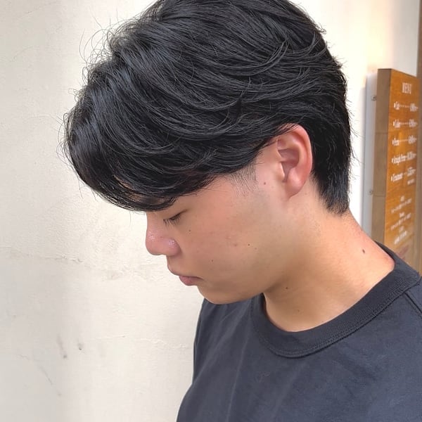 ニュアンスパーマ×センターパート|Haute Couture Rencontrer 西京極店