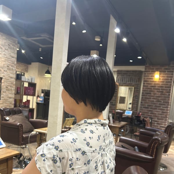 丸みショートスタイル