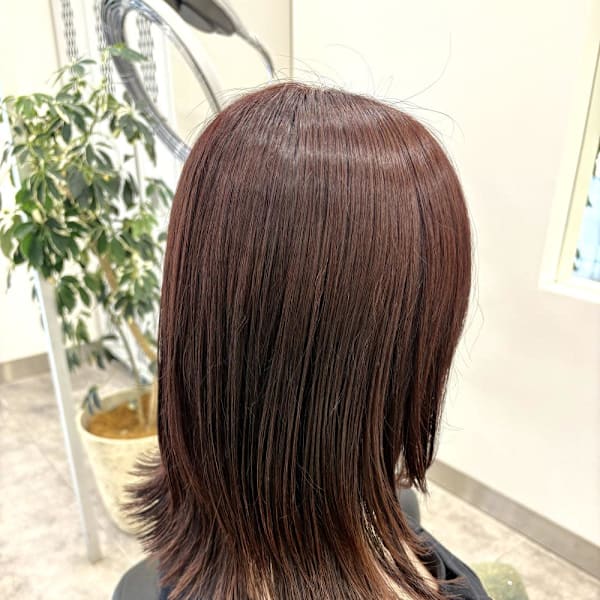 [RATIO 国分寺　uruna レッドカラー]|RATIO HAIR DESIGN