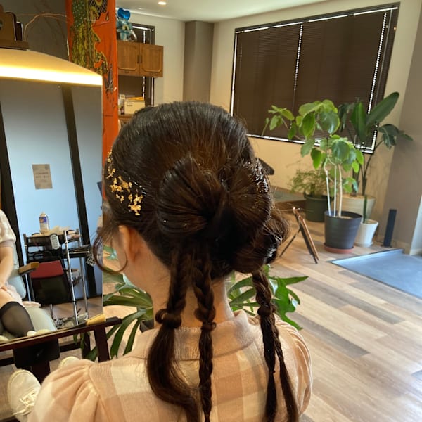 akie ヘアセット