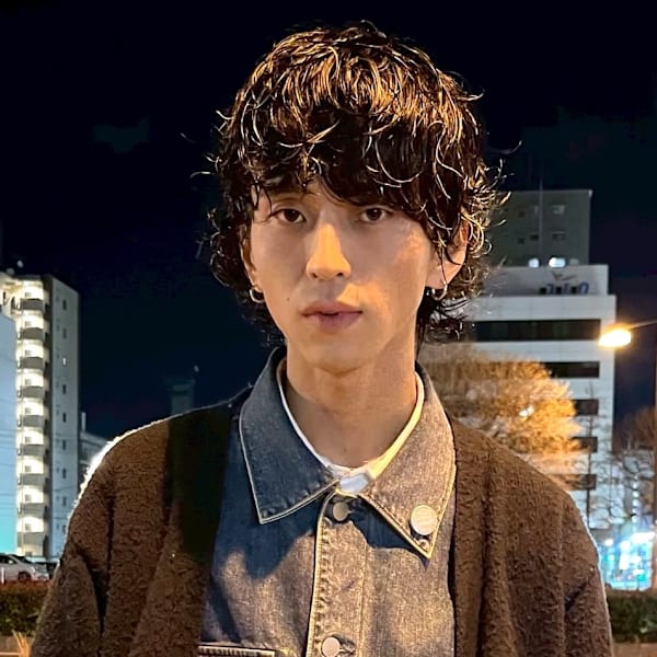 【feliceMICHI 別曽 遥也】波巻きパーマ ウルフ