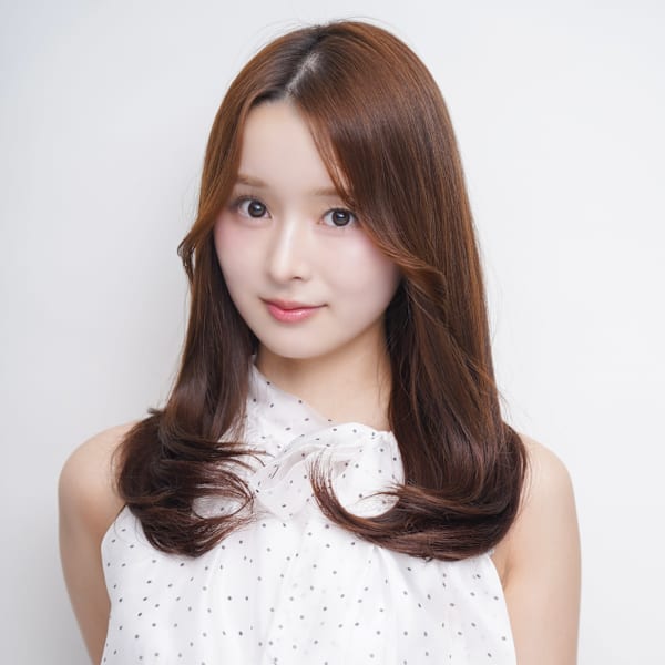 マロンベージュ 髪質改善カラー ダメージレス 艶髪 20代|髪質改善 SEPT. 天神大名