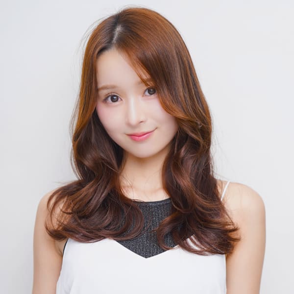 ベージュカラー 髪質改善カラー 韓国風 ゆる巻き レイヤー|髪質改善 SEPT. 天神大名