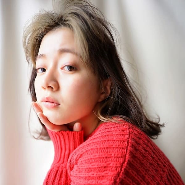 艶髪ペールベージュ＋髪質改善