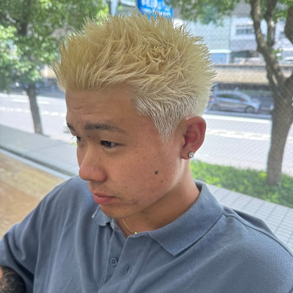 スパイキーショート/ブロンド|VIBE & ANNEX