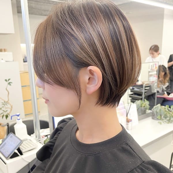 ミルクティーベージュダブルカラーインナーカラーケアブリーチ|beaute