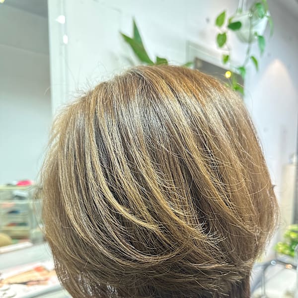 【オイルグロスカラー】マット系リタッチでバレイヤージュっぽく