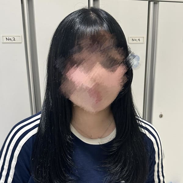 透明感カラー/ブリーチなしWカラー/髪質改善/伊勢原